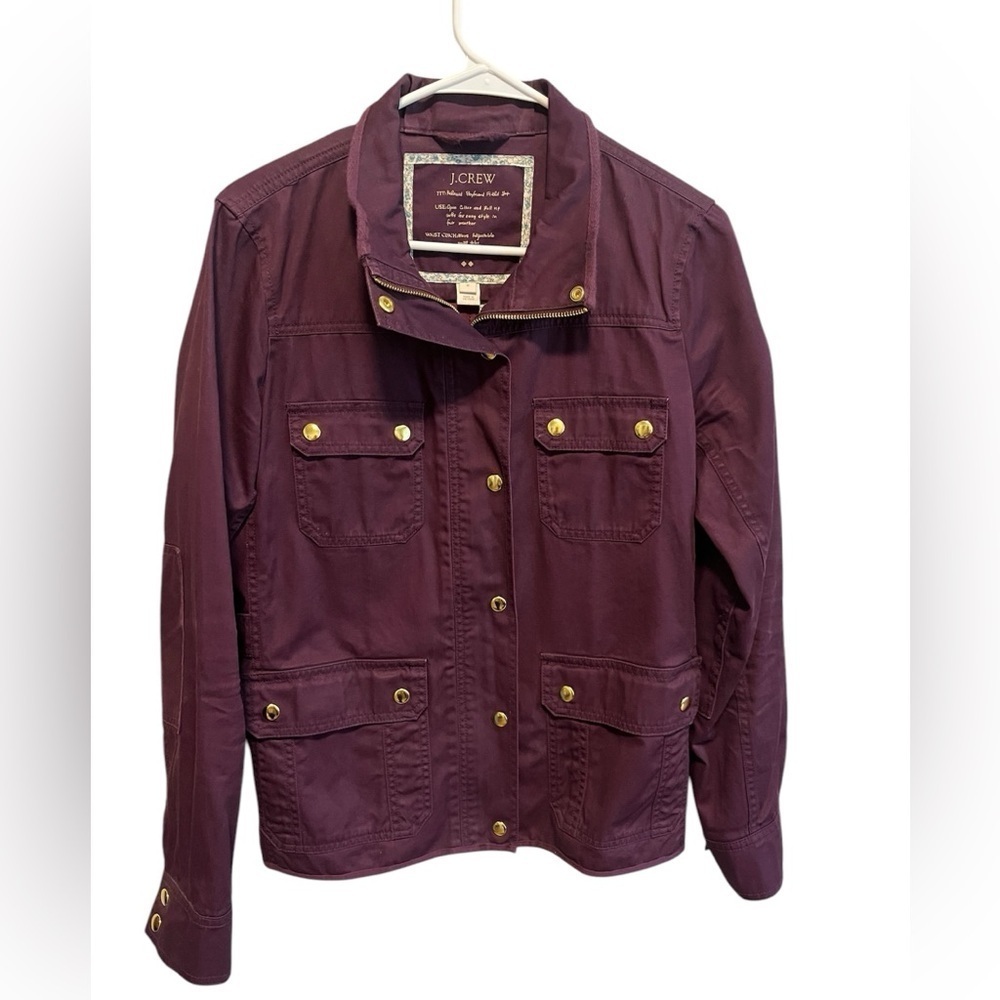 J Crew Relaxed Boyfriend Field Jacket Size M - Picture 1 of 9
